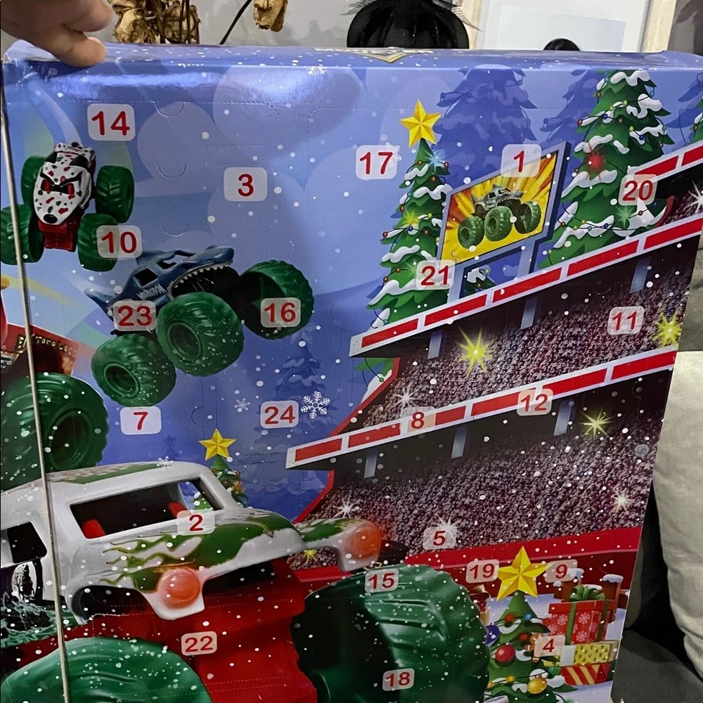 Monster Jam - Advent Calendar 2025 Holiday Series 1:72 Scale 24 pieces